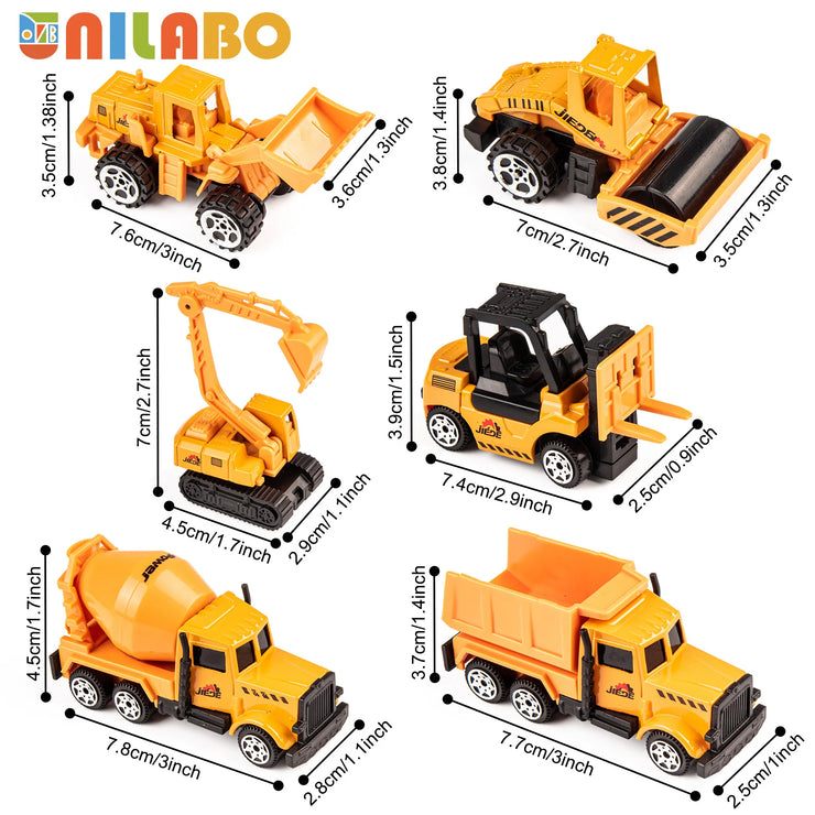 STEM Alloy Construction Vehicle Set – Container Truck, Tower Crane & Excavator for Ages 3–8