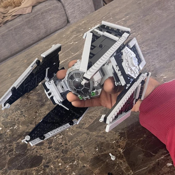 412PCS MOC Imperial TIE Fighter – Starfighter Building Block Model Kit