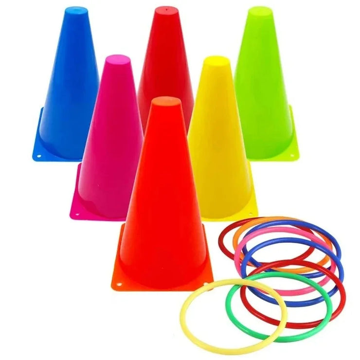 Throwing Ring Game Cone Tossing Cornhole Sets Hand Eye Sports Outdoor Toys Game Perception