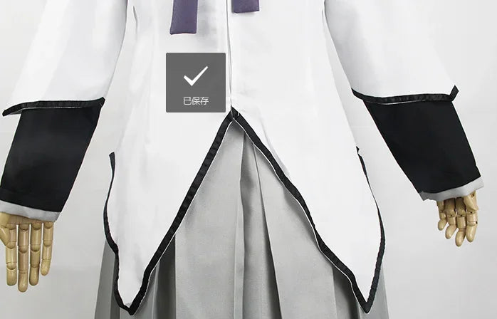 Akemi Homura Cosplay Costume – Puella Magi Madoka Magica Combat Dress with Bow, Wig, and Uniform for Halloween or Party Events