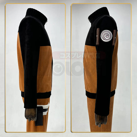 HOLOUN Uzumaki Cosplay Costume – Adult Anime Outfit with Top, Pants, and Headdress for Christmas, New Year, and Conventions