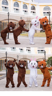 Brown Bear Mascot Costume – Cartoon Animal Character Cosplay for Carnival, Events & Identity V Theme