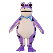 Inflatable Frog Mascot Costume – Adult Cartoon Cosplay Suit for Events, Performances & Parties