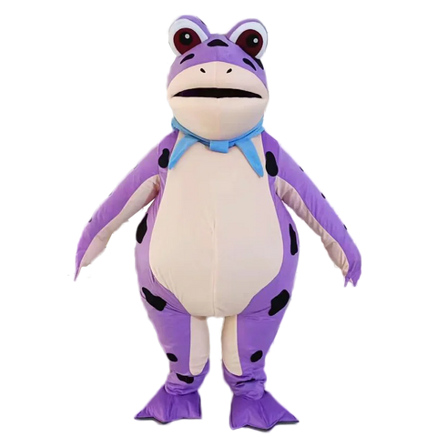Inflatable Frog Mascot Costume – Adult Cartoon Cosplay Suit for Events, Performances & Parties