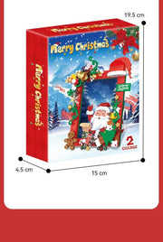 207pcs DIY Santa Claus Photo Frame Building Blocks Set, Holiday Gift, Christmas Decorations