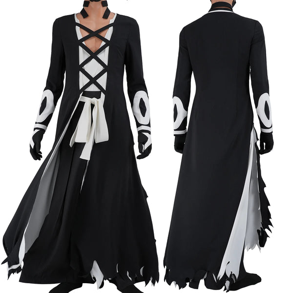 HOLOUN Bleach Kurosaki Ichigo Cosplay Outfit Haori Vest Pants