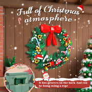 653pcs Christmas Wreath 29cm diameter Building Blocks Bricks Home Decoration Model  Kids Toys Christmas Gift