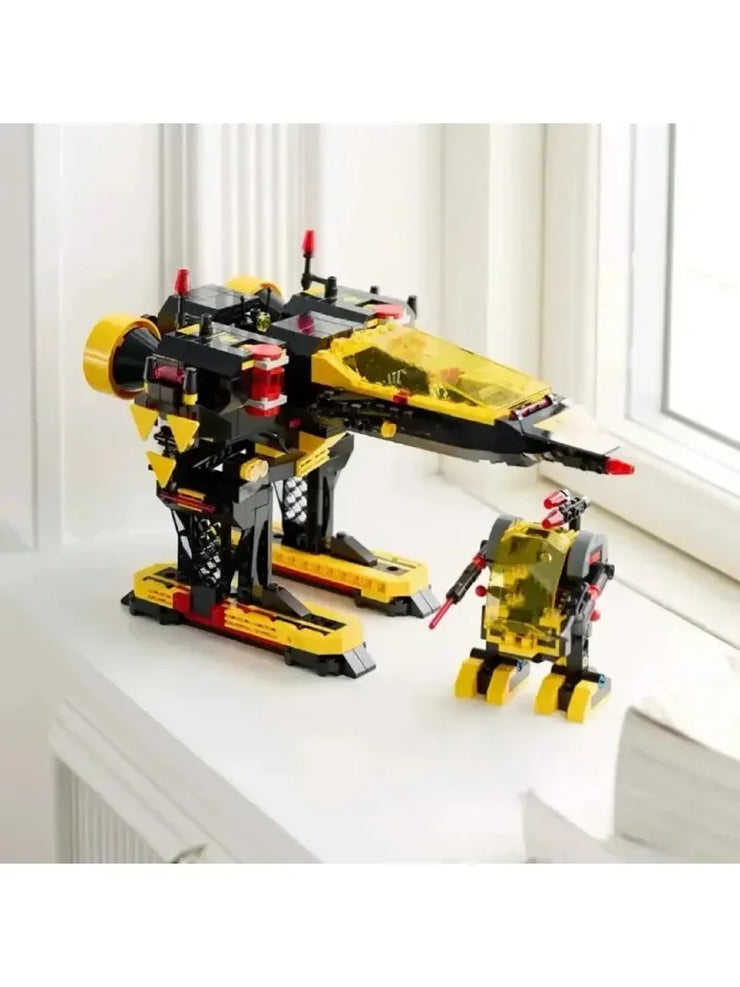 Blacktron Renegade 1151 pieces Building Blocks DIY Assembly Model Children Creative Toys