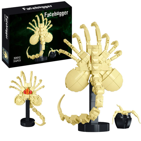 Xenomorph Model Ultimate Predator Action Figure Building Blocks Set Halloween DIY Aliens Toys for Kids Christmas Gifts Ornamant