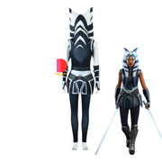 Star Wars Ahsoka Tano Costume – Adult and Child Anime Outfit with Hat for Halloween, Role Play, and Comic Con Events