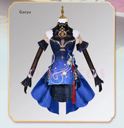 Twilight Blossom Ganyu Cosplay Costume Genshin Impact Adult Uniform Wig Anime Halloween Costumes Women Game Character Outfit