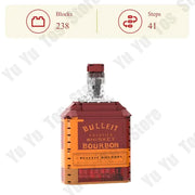 Wine Bottle Building Bricks Blocks Set 258 Pcs