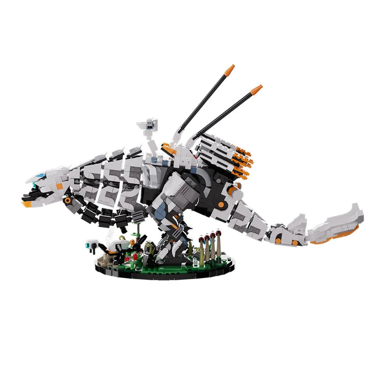 MOC Horizon Game Thunderjaw Beast Model Monster Building Blocks Brick Set