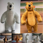 Inflatable Martha Bear Brown Bear Giant Costume Adult Walking Mascot