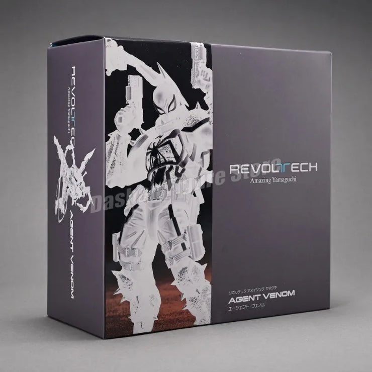 Amazing Yamaguchi Revoltech Agent Venom Action Figure – Superhero Eugene Thompson Model Toy, Perfect Gift Collection
