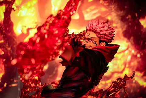 Jujutsu Kaisen Ryomen Sukuna Itadori Yuji Anime Figure Model Toy King Of The Curse Returns To The Extreme Battle Gift Collection
