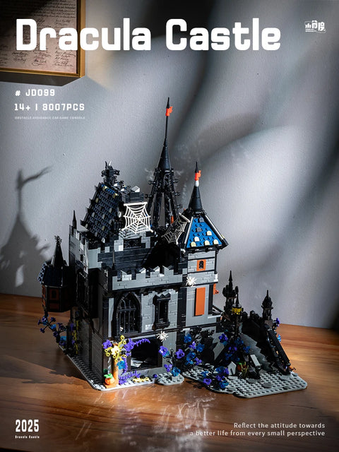 3007Pcs Famous Vampire Draculas Castle Horror House Building Blocks Set Medieval Grand Street View Bricks Toys Christmas Gifts