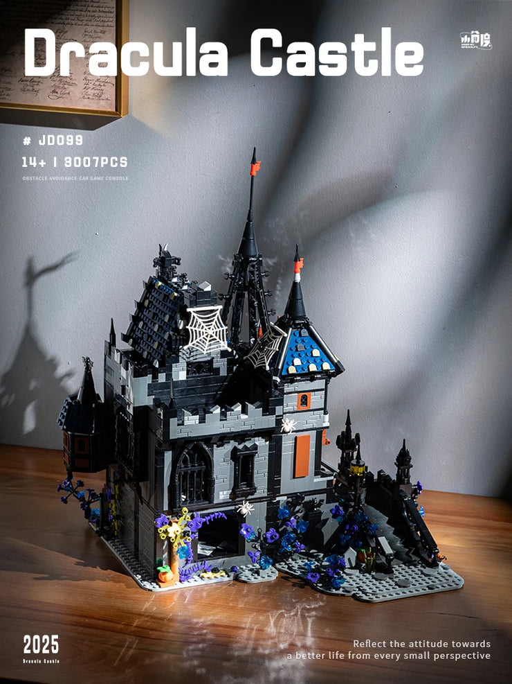 3007Pcs Famous Vampire Draculas Castle Horror House Building Blocks Set Medieval Grand Street View Bricks Toys Christmas Gifts