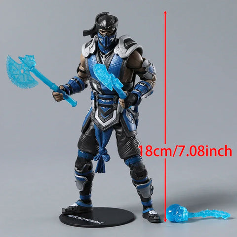 Scorpion Sub-Zero Mortal Kombat 7 inch Action Figure