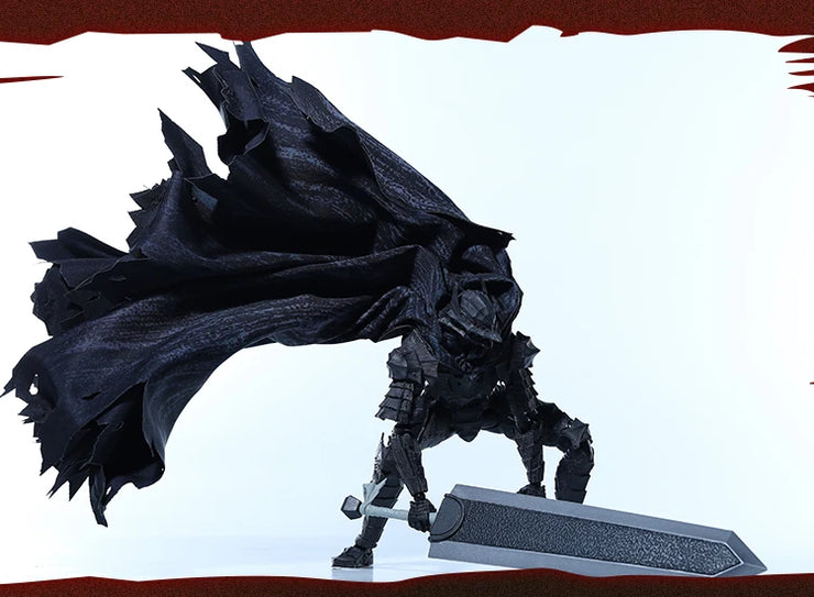JLDZ Toy Berserk Legendary Black Swordsman Guts Action Figure Collectible