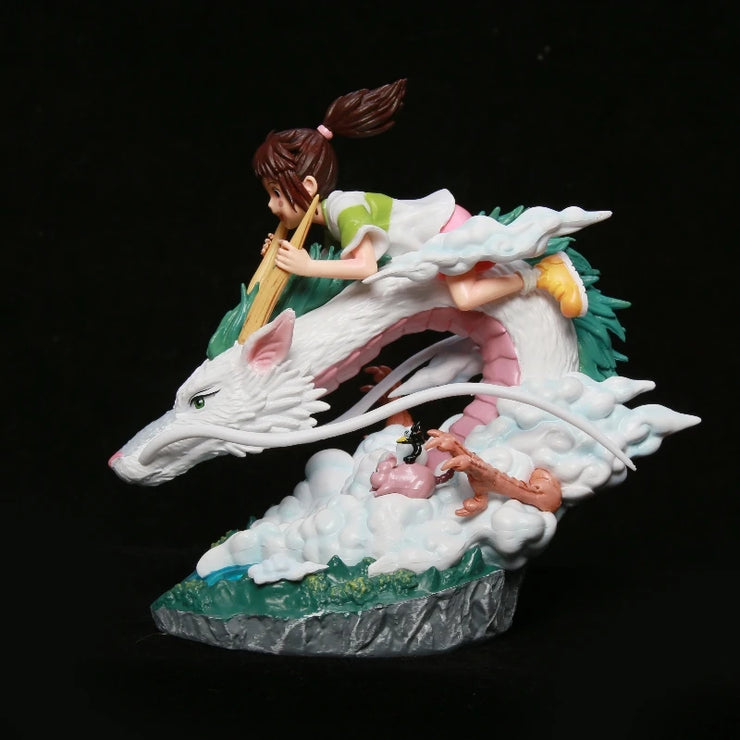 Spirited Away Chihiro & Haku PVC Figure – Studio Ghibli Anime Collectible Statue