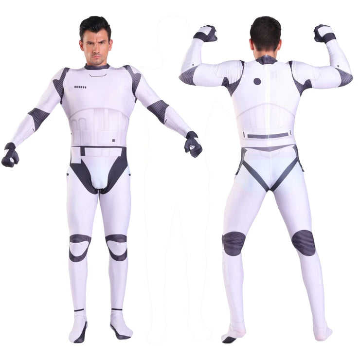 Storm Trooper Cosplay Jumpsuit Outfit