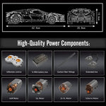 High-Tech Supercar Model — 4,688-Piece Collector Build (Ages 14+)