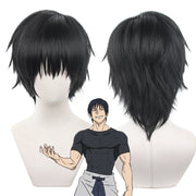 Toji Fushiguro Cosplay Costume – Jujutsu Kaisen Season 2 Uniform with Wig for Men and Women, Ideal for Halloween or Role Play
