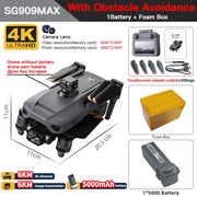 ZLL SG909 SG909MAX Professional Drone With 4K Camera GPS 3-Axis Gimbal 360 Obstacle Avoidance Touch Screen FPV Brushless RC Drone