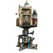 4803pcs Gringotts Wizard Classic Bank Street View Model Building Kits Construction Block with 13 mini figures