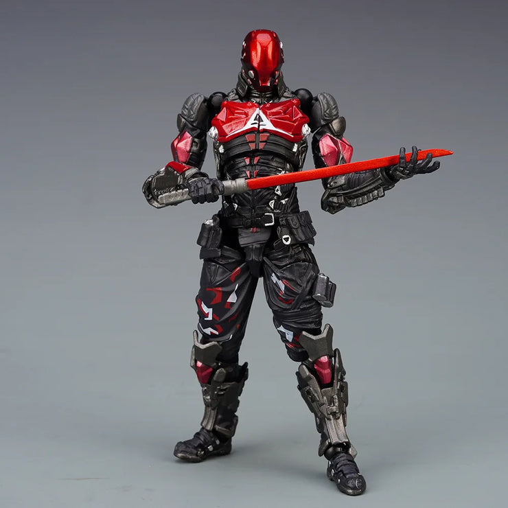 Amazing Yamaguchi Arkham Knight Series – Batman, Red Hood & Robin Jason Todd Action Figure Collectible Model