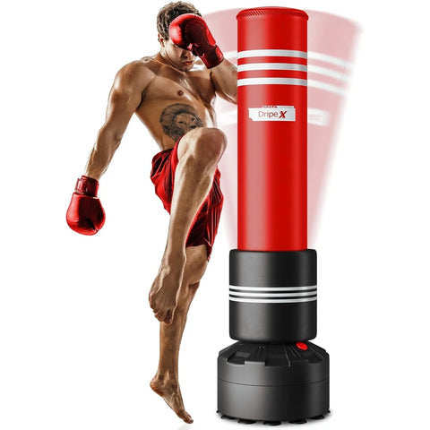 Adult Standing Punching Bag Heavy Duty Punching Bag Stand with Suction Cup Base - 69&