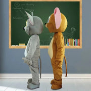 Tom & Jerry Mascot Costume Set – Cartoon Cosplay for Advertising, Parties, Carnival & Halloween Events