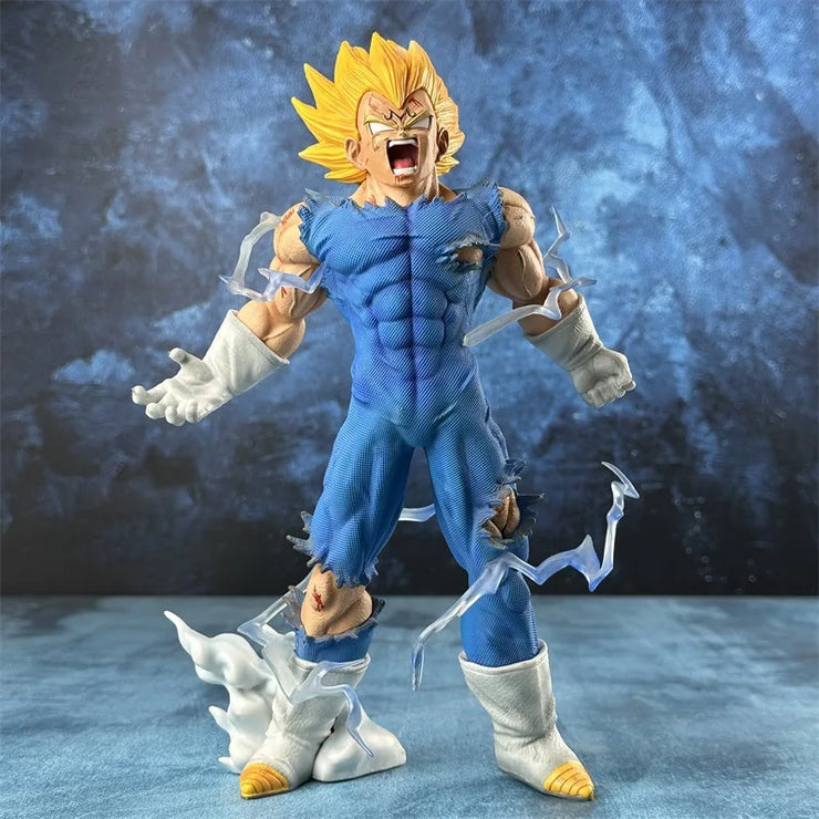 Dragon Ball Z Majin Vegeta Super Saiyan PVC Figure – Self-Destruct Pose Anime Collectible Statue