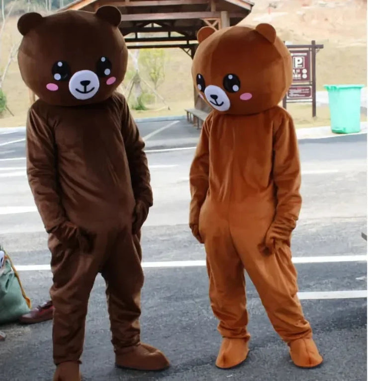 Brown Bear Mascot Costume – Cartoon Animal Character Cosplay for Carnival, Events & Identity V Theme
