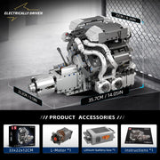 Engine Building Blocks Model Series Technical STEM Toys Moc Tank V8 Engine Supercar W16 Bricks Assembly Toy Set Kids Adults Gift