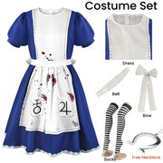 Alice Princess Cosplay Dress – Maid Apron Costume from Madness Returns for Women & Girls Halloween or Party Wear