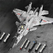 Military Fighter Jet  J-15 Flying Shark Aircraft Building Blocks Brick Set1186PCS