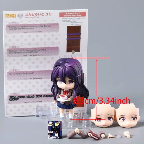 Doki Doki Literature Club! Yuri 2283 Action Figure Collectible Model Toy Doll Gift