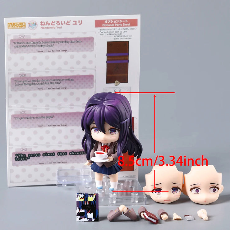 Doki Doki Literature Club! Yuri 2283 Action Figure Collectible Model Toy Doll Gift