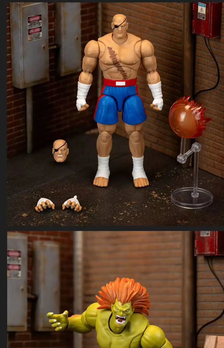 Jada Toys Street Fighter Blanka Sagat Vega Wave 4 Action Figure Collectible Model Statue