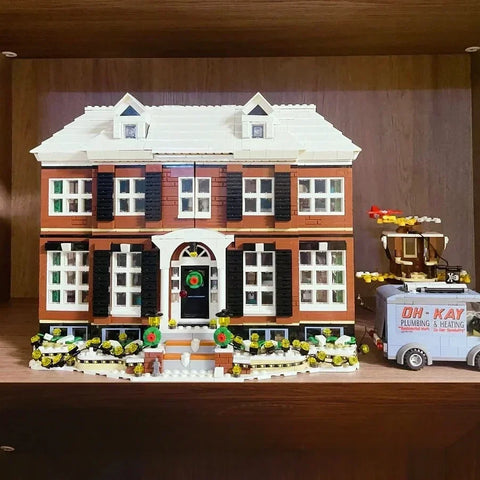 3955 Pcs Home Alone Kevin McCallister’s Home House Model Building Blocks Bricks Toy for Boy Kids Christmas Birthday Gifts