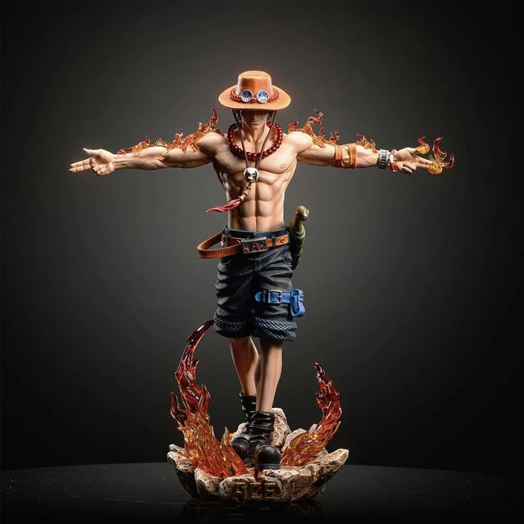 One Piece Portgas D. Ace PVC Figure – 28cm Anime Collectible Statue