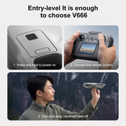 Xiaomi Mijia MINI V666 Drone 4K Professional WIFI 5G Dron Obstacle Avoidance Brushless Altitude Headless Mode RC Quadcopter Toys