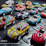 30PCS 50PCS Mini Alloy Car Model Set with Storage Box Diecast Cars Toys for Boys Sliding Inertia Vehicle Children Toy Kit Gifts