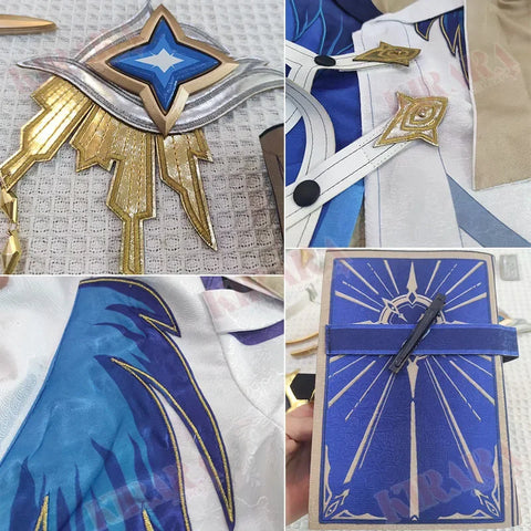 Sunday Harmony Skin Cosplay Costume for Game Star Rail  Sunday Cosplay Wig Role Play Party Outfits