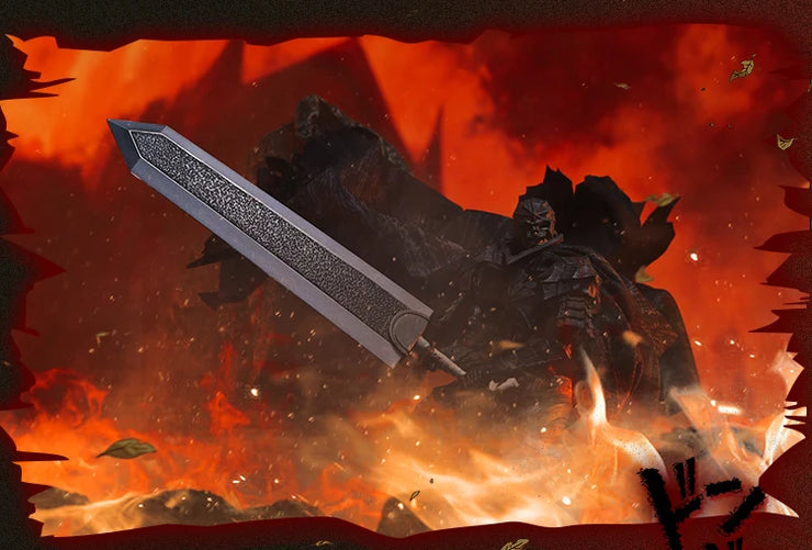 JLDZ Toy Berserk Legendary Black Swordsman Guts Action Figure Collectible