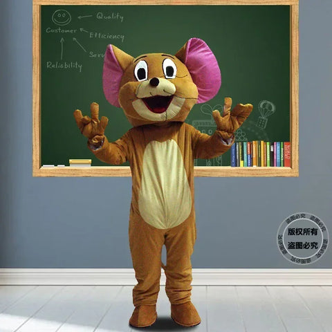 Tom & Jerry Mascot Costume Set – Cartoon Cosplay for Advertising, Parties, Carnival & Halloween Events
