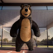 Inflatable Martha Bear Brown Bear Giant Costume Adult Walking Mascot