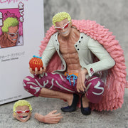 One Piece Donquixote Doflamingo 15cm PVC Figure – Shichibukai Devil Fruit Statue Collectible